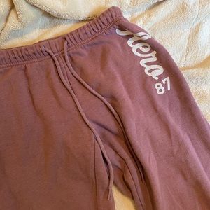 blush pink aeropostale sweatpants